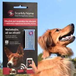 ScanMyName NFC psi znamka registrace morda uc