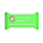 NFC ID TAG with discount - green